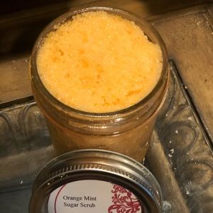 Orange Mint homemade sugar scrub